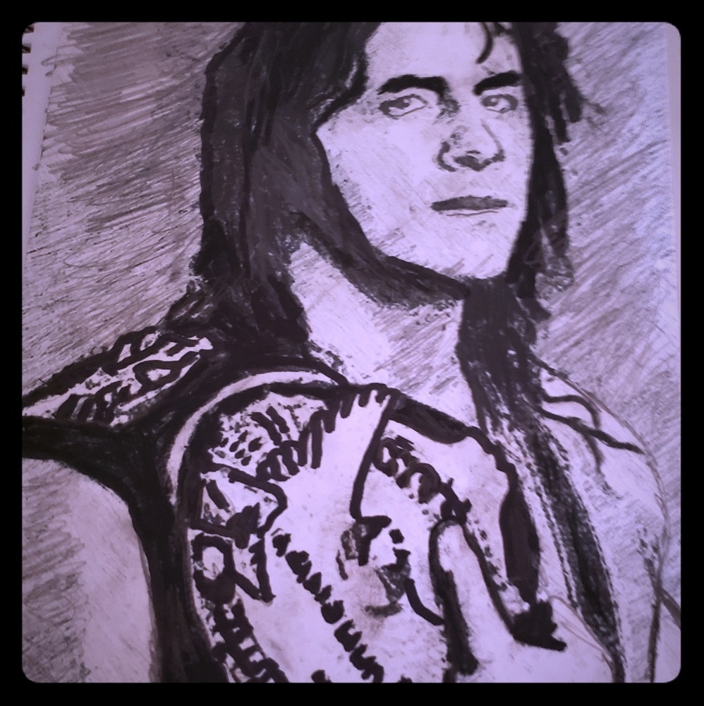 Bret the hitman  drawing  selling it for  10 $